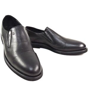 ALBERTO CICCIOLI 🇮🇹 MEN'S BLACK SOFT LEATHER COMFORT LOAFERS